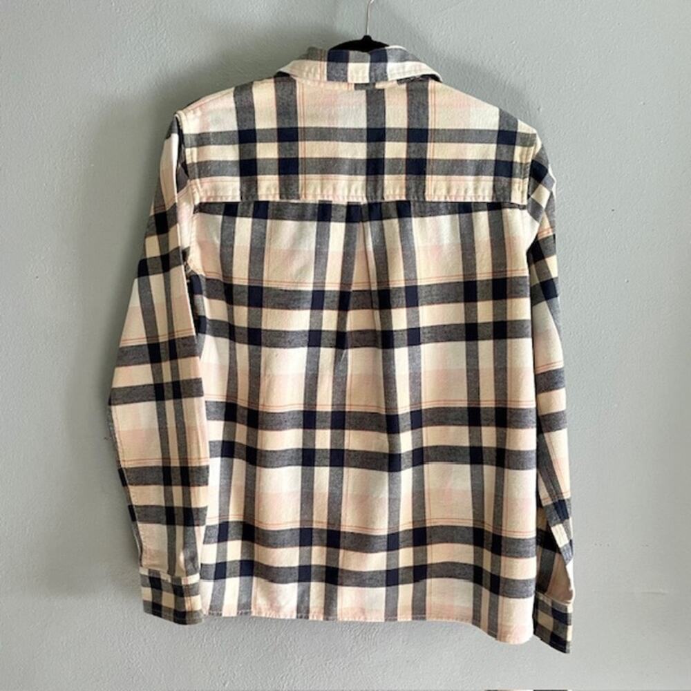 Carhartt Rugged Flex Plaid Woman's Shirt Top Blouse XS Loose Fit Cabincore - Picture 2 of 11